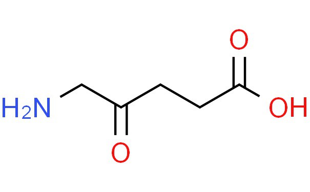Molecular structure of 5-Aminolevulinic acid Molecular structure of 5-Aminolevulinic acid